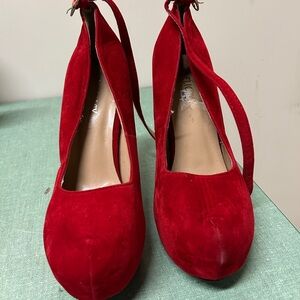 Elegant Red Women's Heels